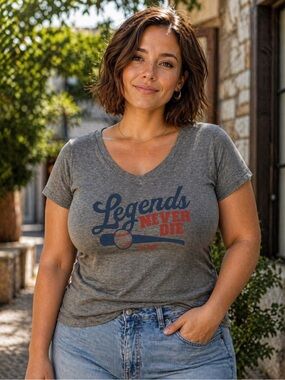 Torrid Gray Legends Never Die Tee